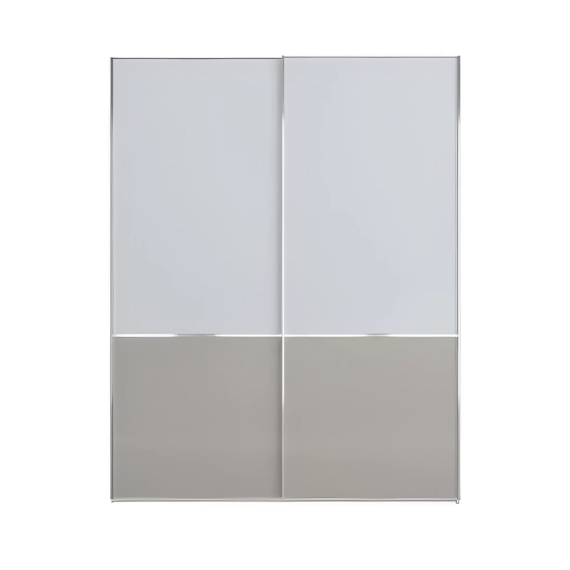 Wiemann Santa wardrobe with chrome cross-trim design