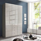 Wiemann Santa 150cm 3 Doors & 4 Drawers Combi Wardrobe in Pebble Grey