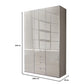 Wiemann Santa 150cm 3 Doors & 4 Drawers Combi Wardrobe in Pebble Grey Dimensions