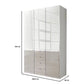 Wiemann Santa 150cm 3 Doors & 4 Drawers Combi Wardrobe in Pebble Grey