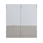Wiemann Santa wardrobe with chrome cross-trim design