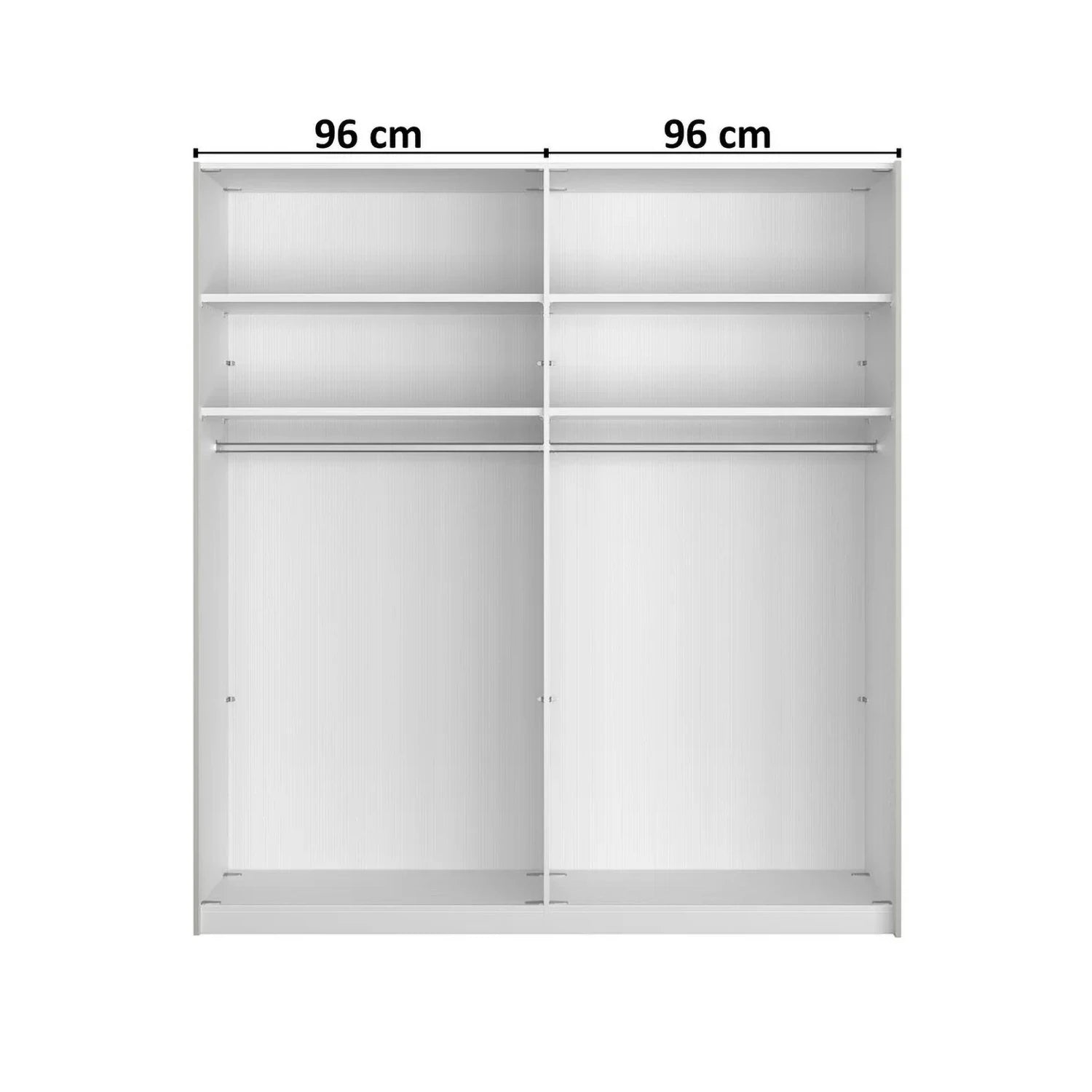 Wiemann Santa wardrobe with 96.4cm internal compartments