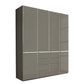 Wiemann Santa 200cm 4 Doors & 4 Drawers Combi Wardrobe in Havana