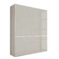 Wiemann Santa 200cm 4 Doors & 4 Drawers Combi Wardrobe in Pebble Grey