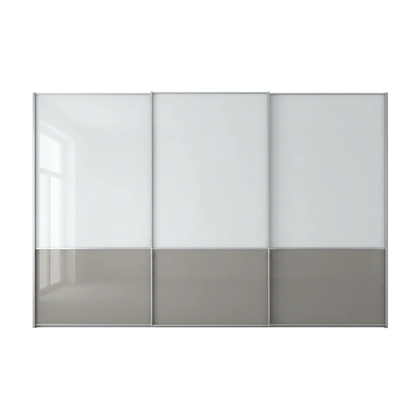 Premium Pebble Grey wardrobe from the Wiemann Santa collection