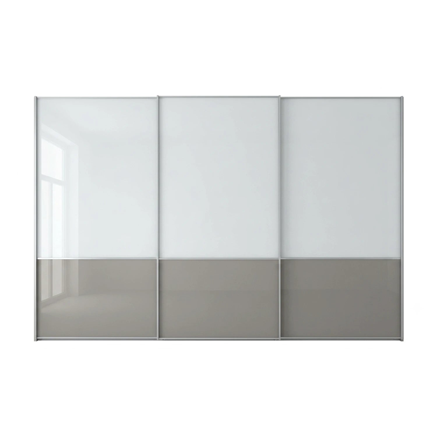 Premium Pebble Grey wardrobe from the Wiemann Santa collection