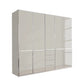 Wiemann Santa 250cm 5 Doors & 4 Drawers Combi Wardrobe in Pebble Grey