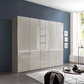 Wiemann Santa 250cm 5 Doors & 4 Drawers Combi Wardrobe in Pebble Grey