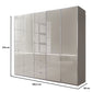 Wiemann Santa 250cm 5 Doors & 4 Drawers Combi Wardrobe in Pebble Grey Dimensions