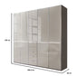 Wiemann Santa 250cm 5 Doors & 5 Drawers Combi Wardrobe in Pebble Grey Dimensions