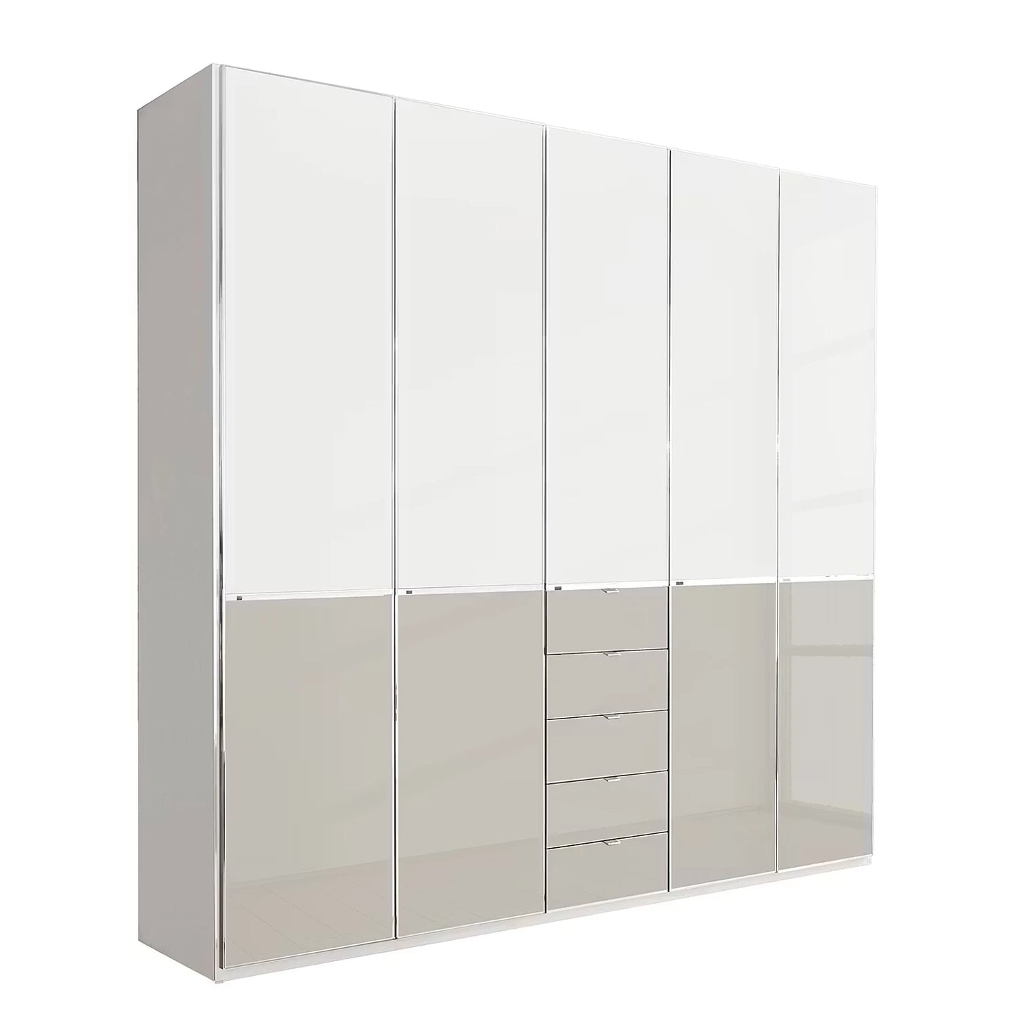Premium combi wardrobe with soft-close doors and drawers