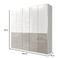 Wiemann Santa 250cm 5 Doors & 4 Drawers Combi Wardrobe in Pebble Grey - Dimensions