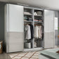 Wiemann Santa 300cm sliding wardrobe with chrome cross-trim