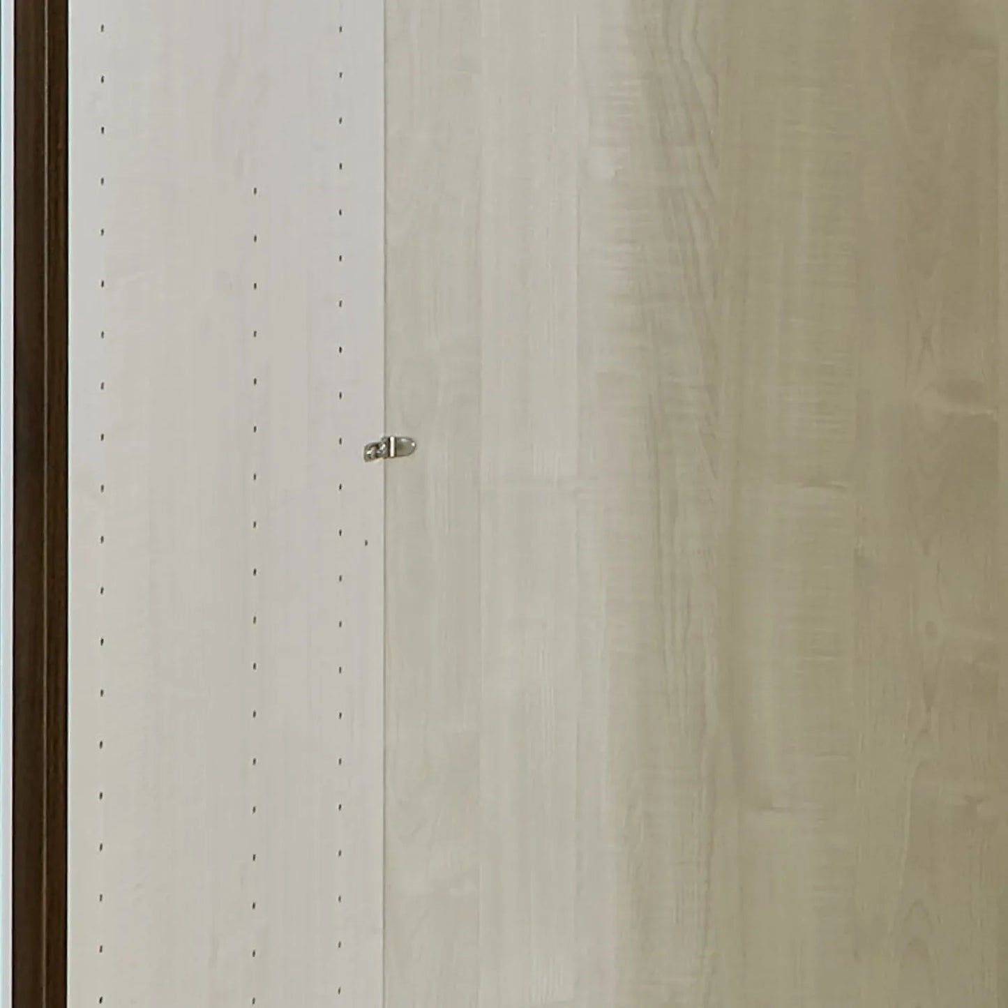 Wiemann Bristol Rustic Oak and Pebble Grey Sliding Door Wardrobe With Mirror 