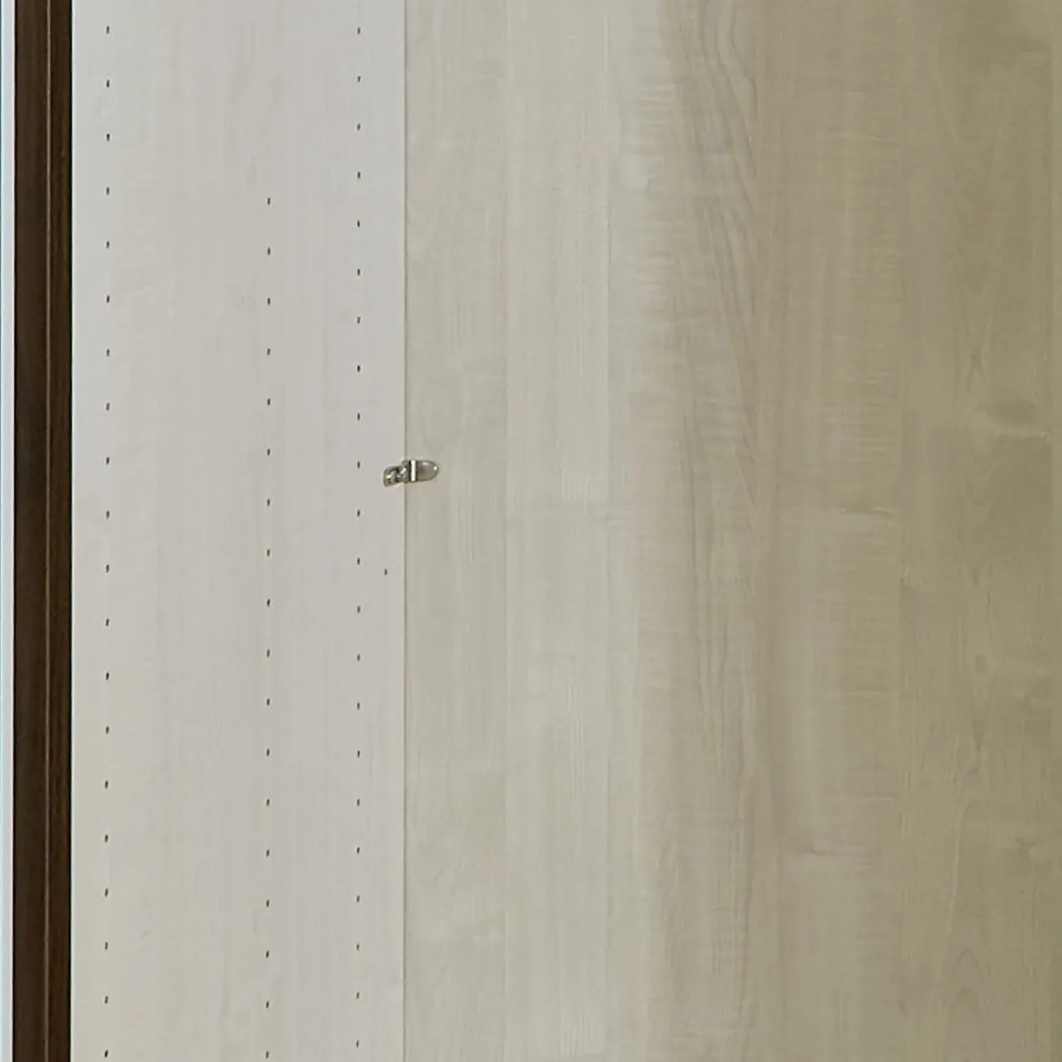 Wiemann Bristol Rustic Oak and Pebble Grey Sliding Door Wardrobe With Mirror 