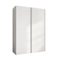 Wiemann Tulsa Small White Sliding Wardrobe with Decking width 150cm