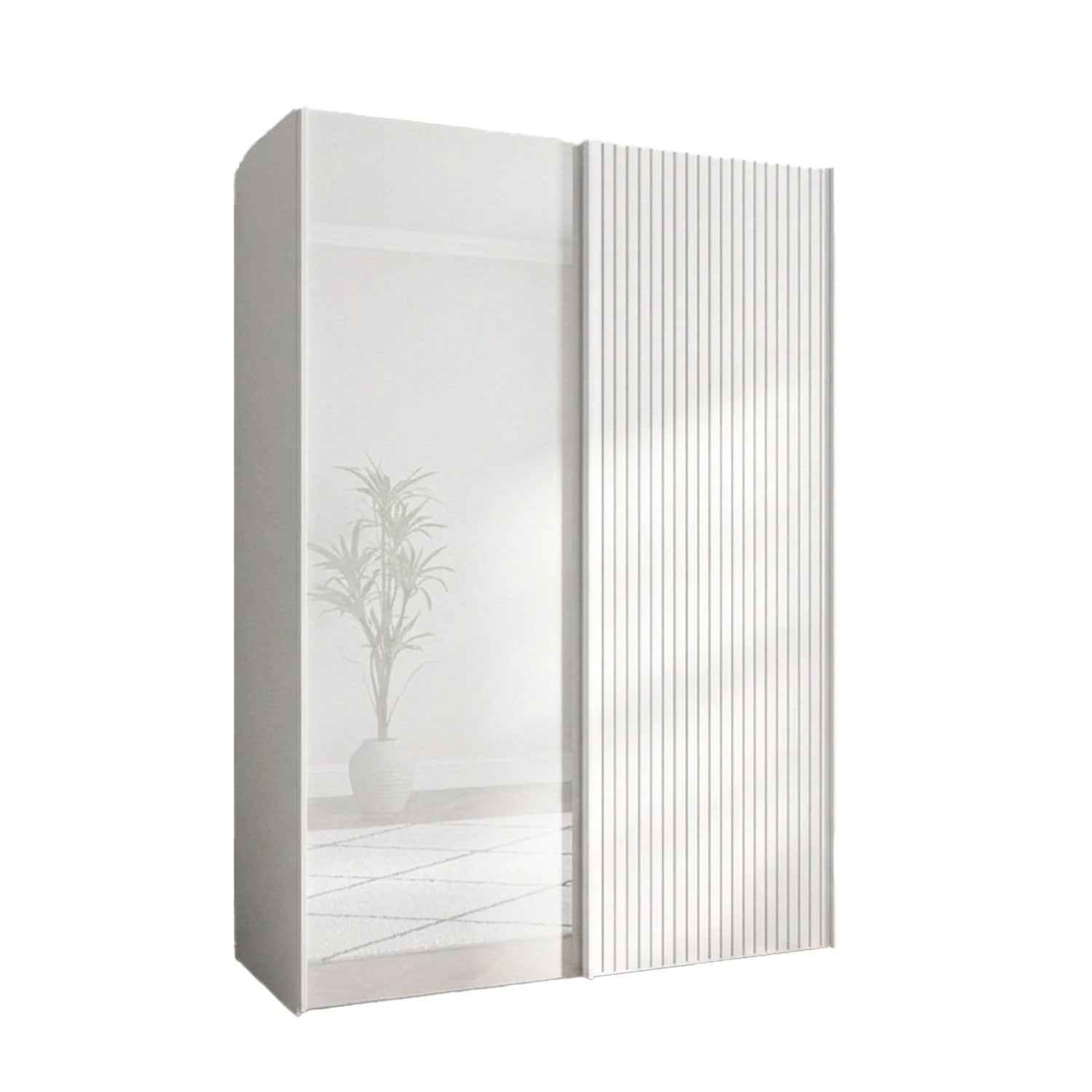 White Sliding Door Wardrobe by Wiemann Width 150cm or 200cm
