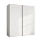 Wiemann Tulsa Small White Sliding Wardrobe with Decking width 200cm
