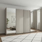 Wiemann Tulsa 4 Door Sliding Wardrobe with Mirror -Width 400cm