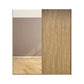 Tulsa Bianco Oak Double Freestanding Mirrored Wardrobe