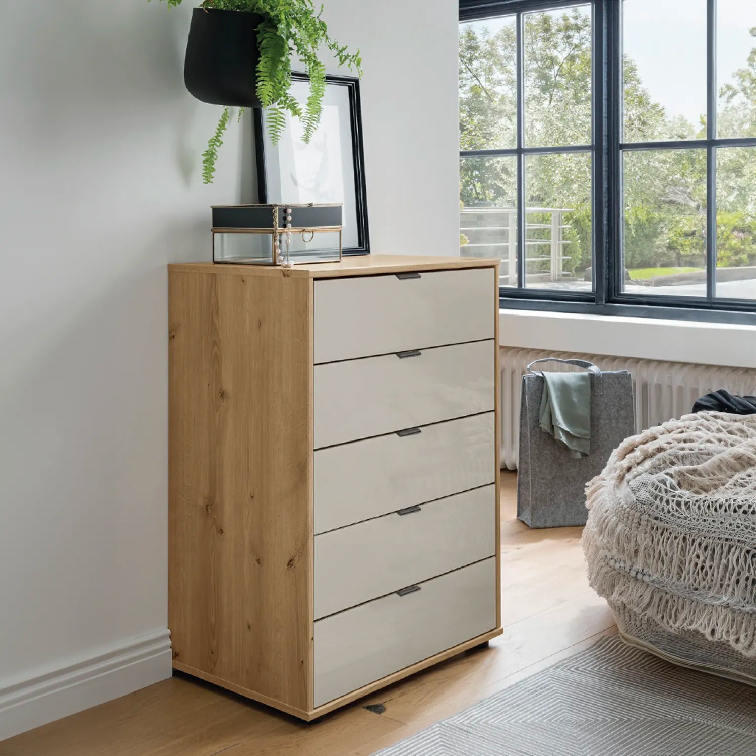 Wiemann Vilmar 5 Drawer Chest of Drawers - VIP - Pendle Village Furniture