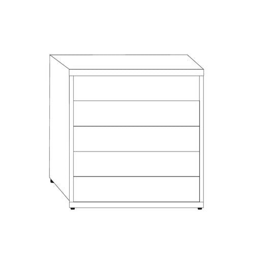 Wiemann Vilmar 5 Drawer Chest of Drawers - VIP - Pendle Village Furniture