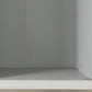 Zenith Champagne Glass Front 300cm Large 6 Door Wardrobe, also available in Havana, White and Pebble Grey Glass - Internal Image