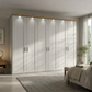 Wiemann Kempton 300cm 6 Door Hinged Wardrobe
