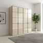 Wiemann Zenith Quito 4 Door Champagne Wardrobes - Width 200cm