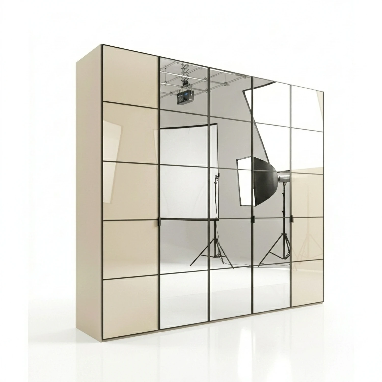 Wiemann Zenith Quito 5 Door Wardrobe -Width 250cm