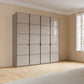 Zenith Havana glass 4 door wardrobe 200cm with trim options and optional mirrors. Premium Wiemann design with FREE delivery & assembly.