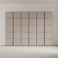 Zenith Havana glass wardrobe 300cm, 350cm & 400cm options.  Premium Wiemann design with FREE delivery & assembly.