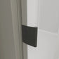 Zenith 250cm Havana Glass 5 Door Wardrobe - W250cm