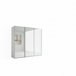 Wiemann Full Mirror Iconic White Carcase 3 Door Sliding Wardrobe