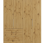Wiemann Loft 4 Doors & 4 Drawers With Bi-Fold Doors Wardrobe in Bianco Oak