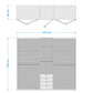 Wiemann Loft 5 Doors & 4 Drawers With Bi-Fold Doors Wardrobe Dimensions