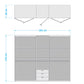 Wiemann Loft 5 Doors & 3 Drawers With Bi-Fold Doors Wardrobe Dimensions