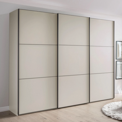 Wiemann Phoenix Champagne 3 Door Sliding Wardrobe in Matte