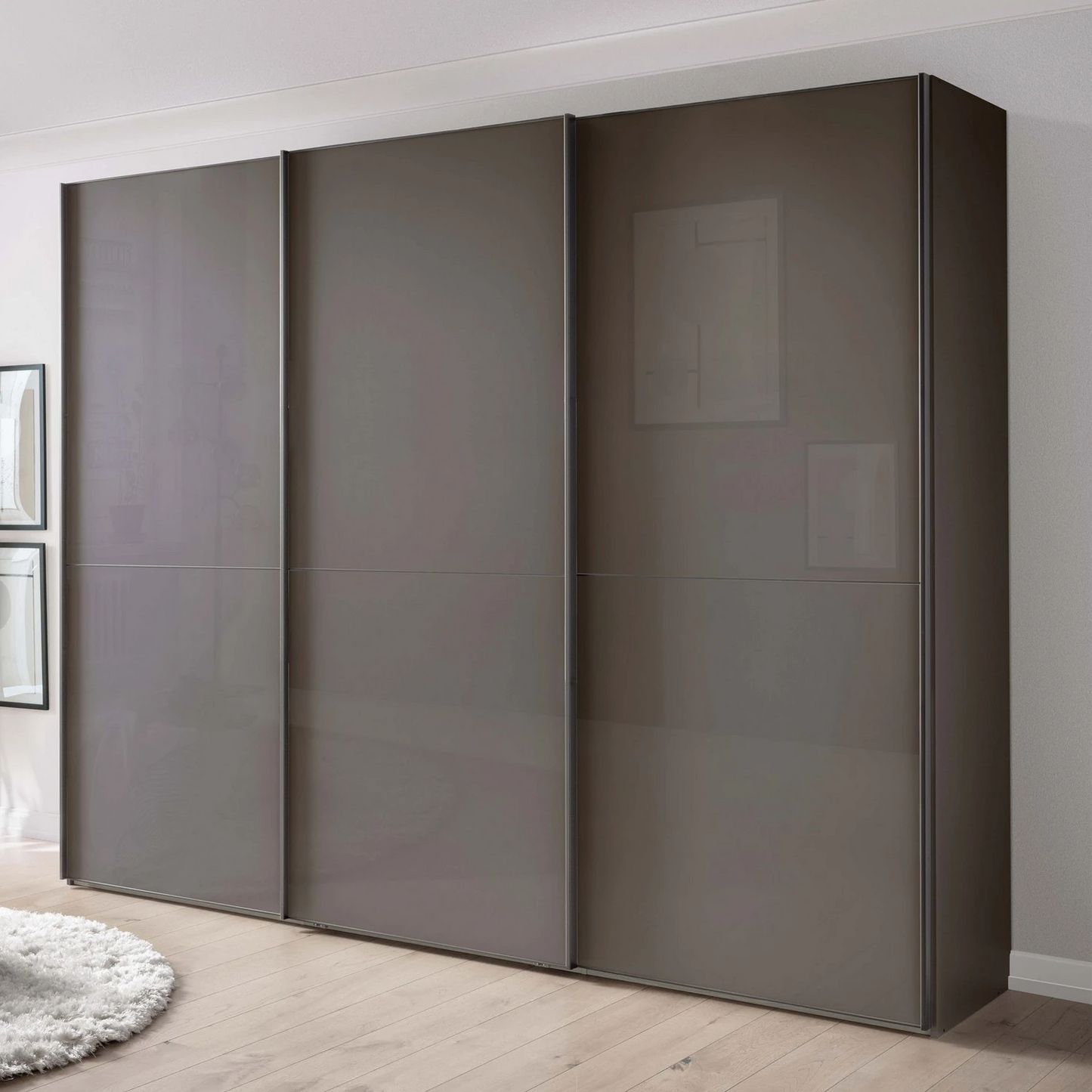 Wiemann Phoenix Havana Glass 3 Door Sliding Wardrobe