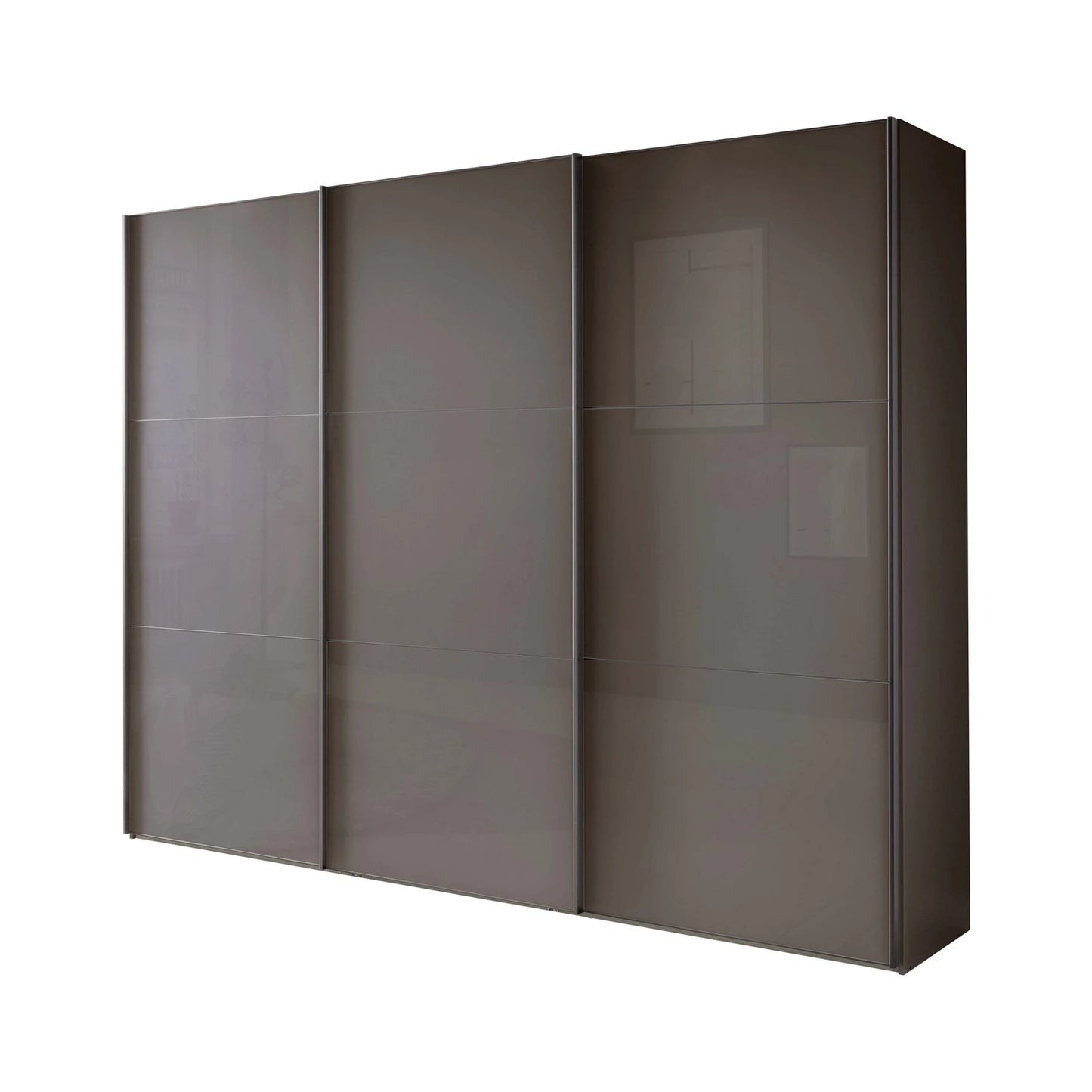 Wiemann Phoenix Havana 3 Door Sliding Wardrobe in Glass