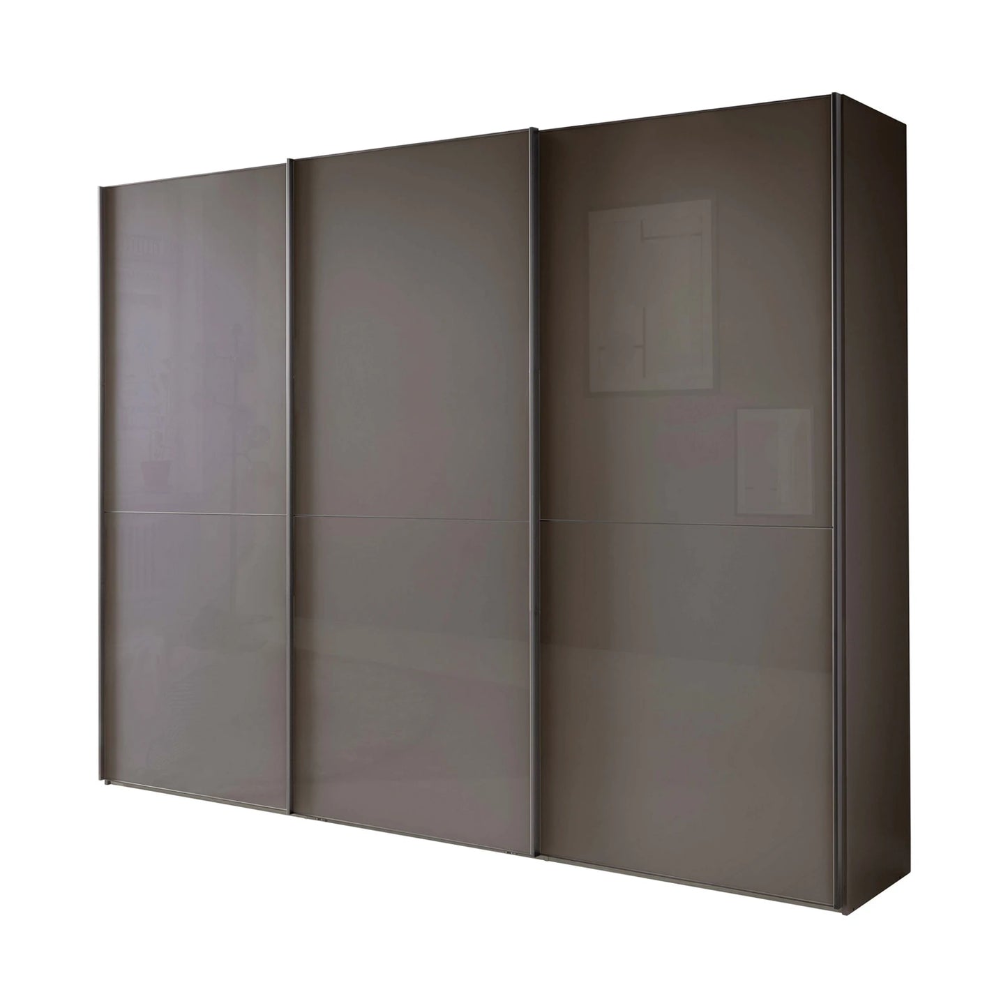 Wiemann Phoenix Havana 3 Door Sliding Wardrobe in Glass