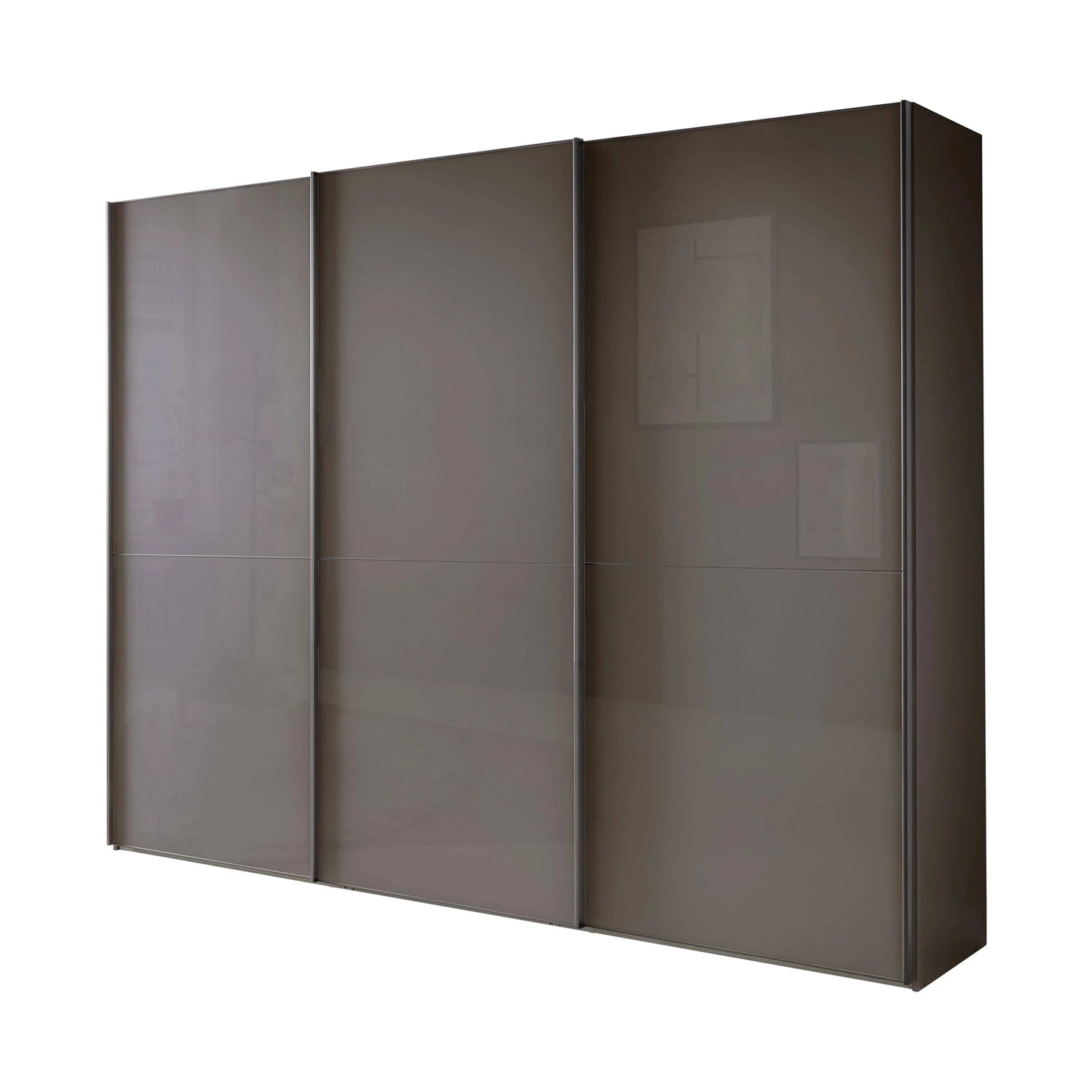 Wiemann Phoenix Havana 3 Door Sliding Wardrobe in Glass