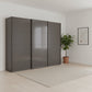 Wiemann Phoenix Havana 3 Door Sliding Wardrobe in Glass