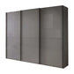 Wiemann Phoenix Lava 3 Door Sliding Wardrobe in Glass