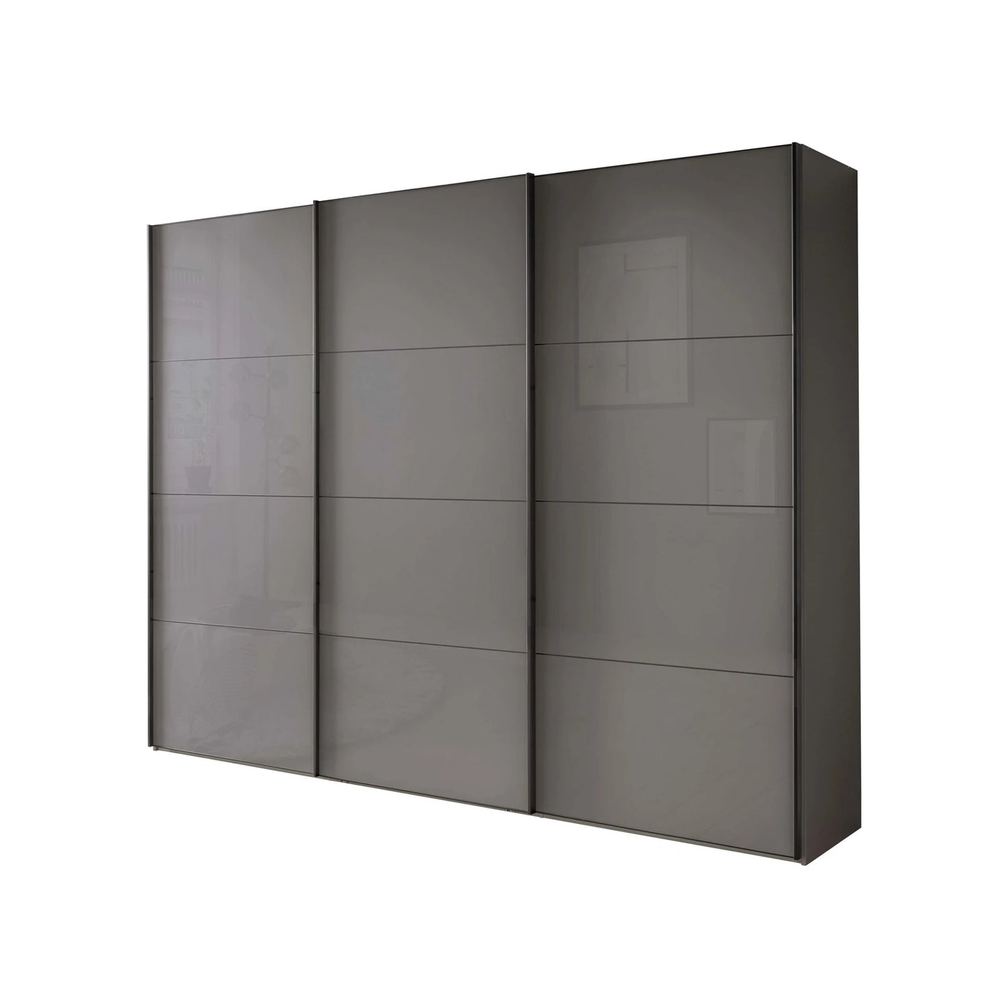 Wiemann Phoenix Lava 3 Door Sliding Wardrobe in Glass