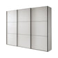 Wiemann Meridian White 3 Door Sliding Wardrobe in Matte