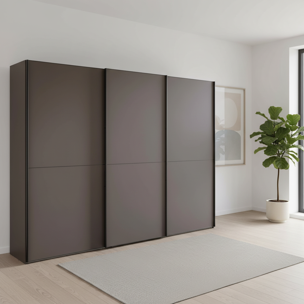 Wiemann Phoenix Havana 3 Door Sliding Wardrobe in Matte