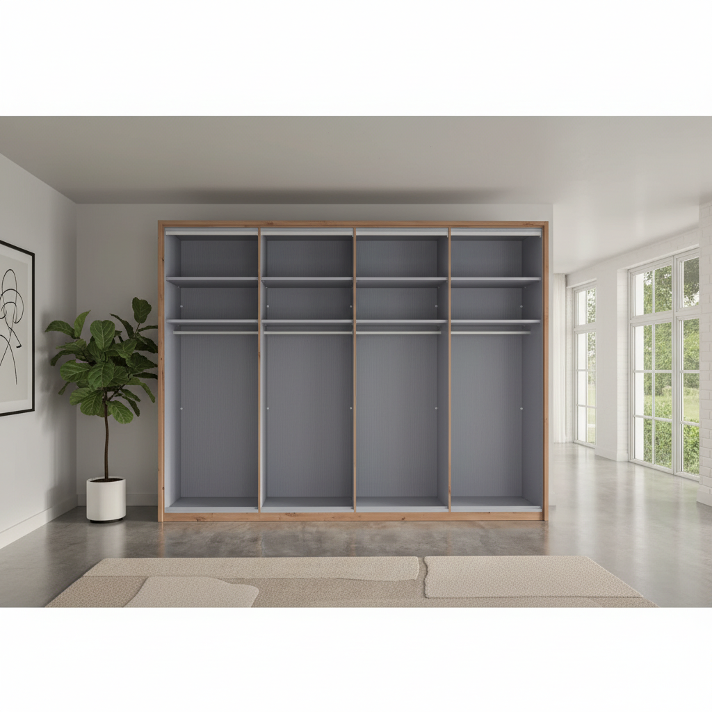 Wiemann 300cm wardrobe with spacious internal storage