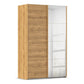 Wild Oak Eve 2 Door Sliding Wardrobe with Mirror