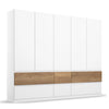 Winnipeg Alpine White 5 Door Wardrobe with Drawers - W226CM